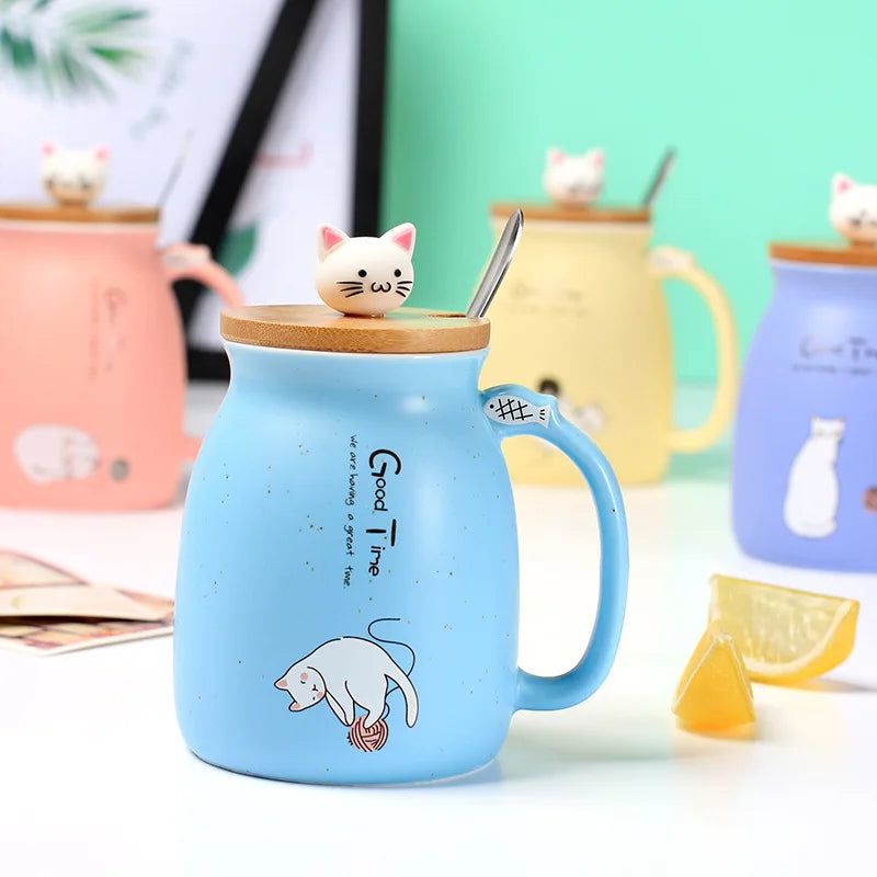 Creative color cat heat-resistant Mug