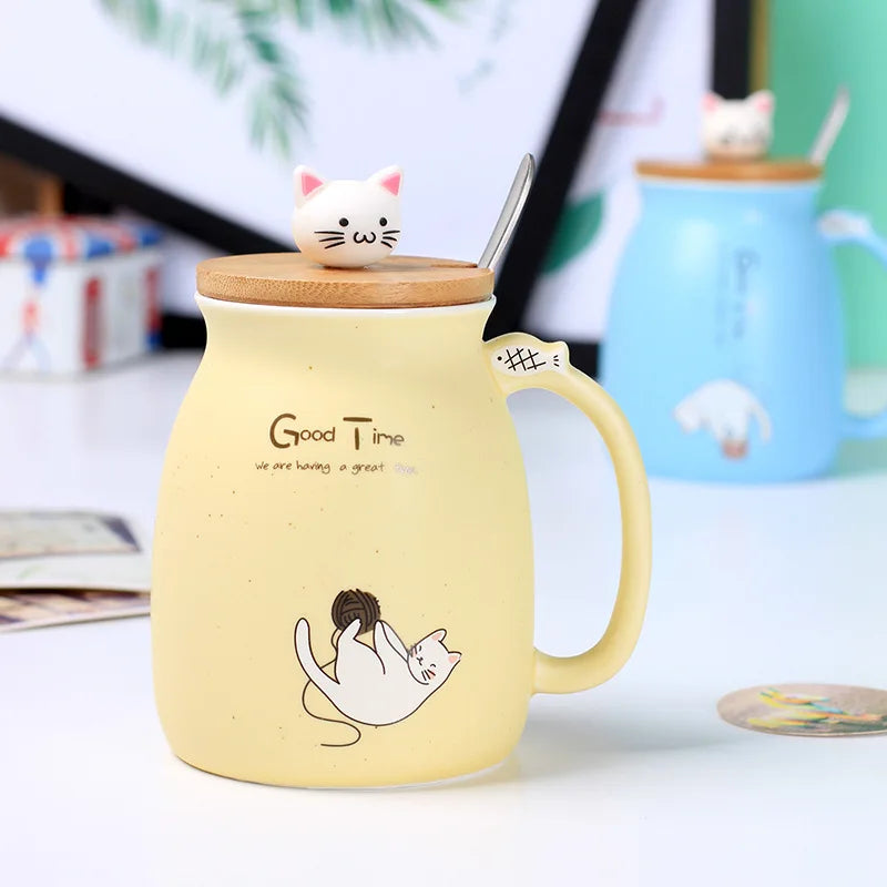 Creative color cat heat-resistant Mug