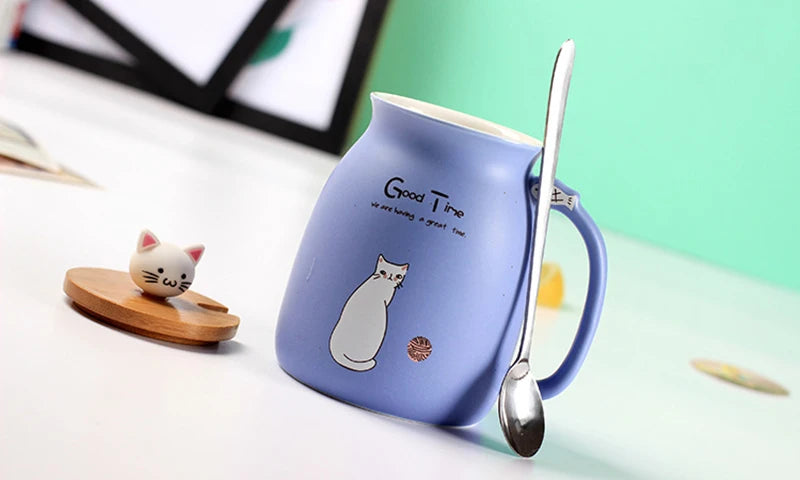 Creative color cat heat-resistant Mug