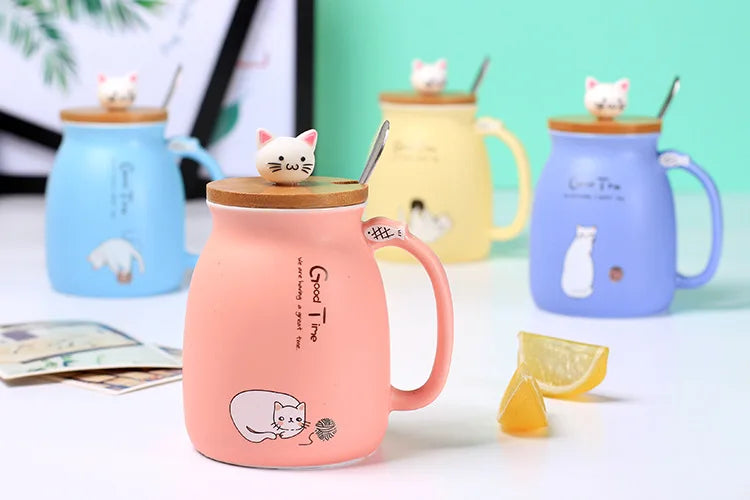 Creative color cat heat-resistant Mug