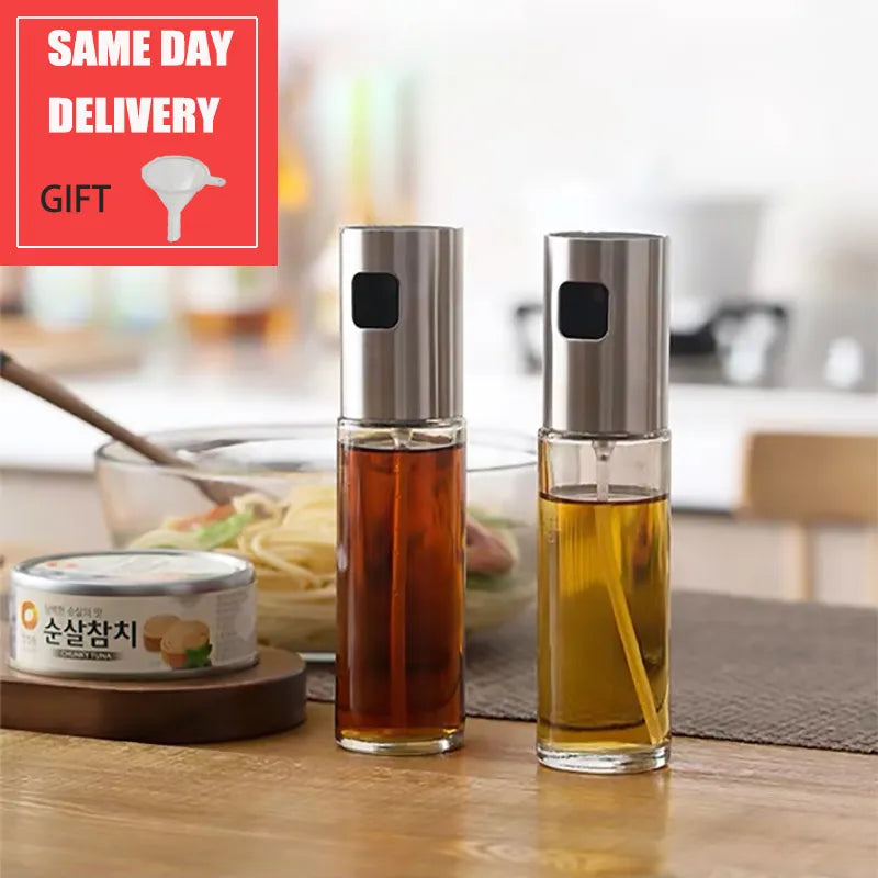 Kitchen Push Type Spray Olive Oil Sprayer