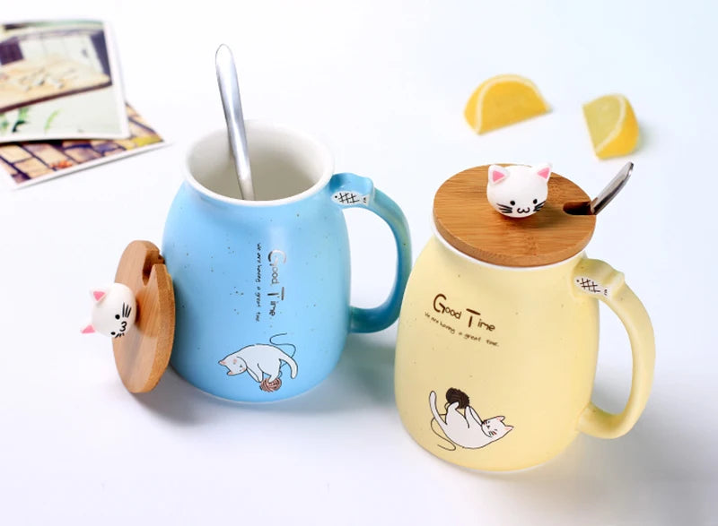 Creative color cat heat-resistant Mug