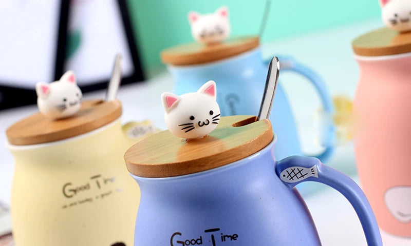 Creative color cat heat-resistant Mug